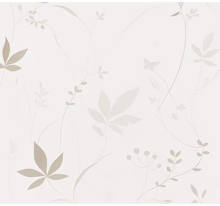 Minimalistisk blomstermønster gang rullegardiner - TenStickers
