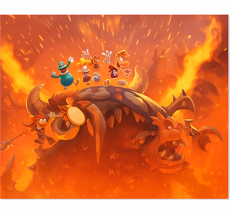 Flammende sejr på monster nørdede rullegardiner - TenStickers