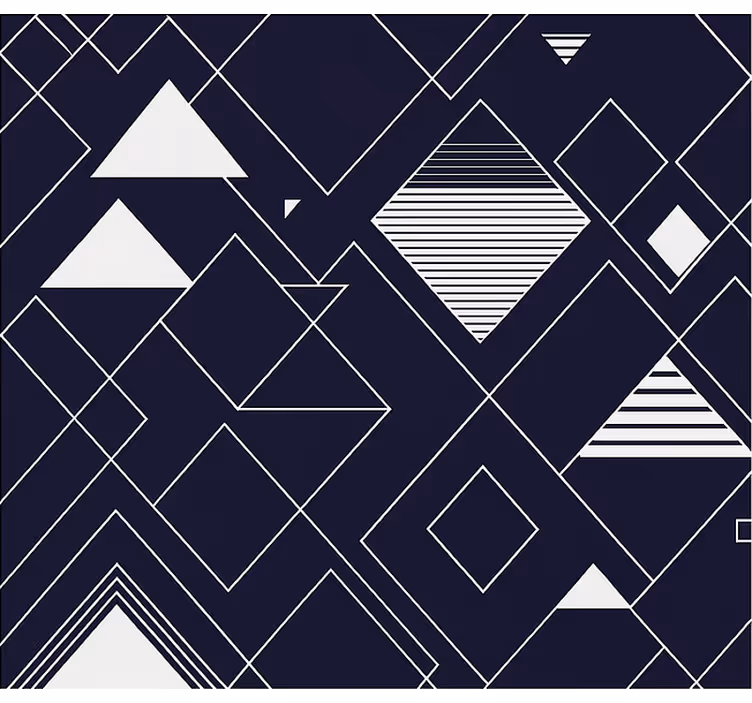 Marinegeometri rullegardin teenager - TenStickers