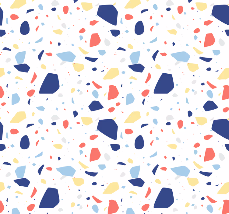 Rullegardiner til hjemmekontor elegant terrazzo - TenStickers