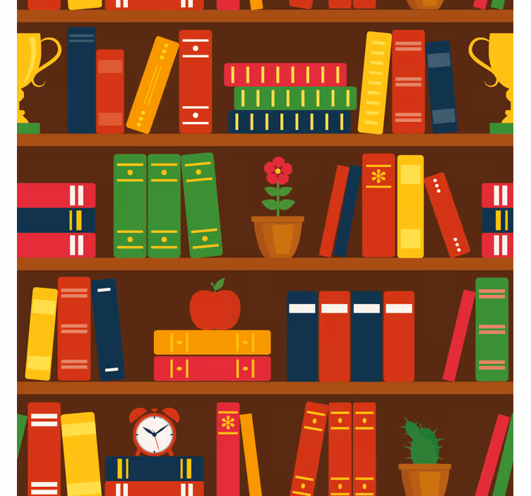 Rullegardiner til hjemmekontor og hjemmelibrary - TenStickers