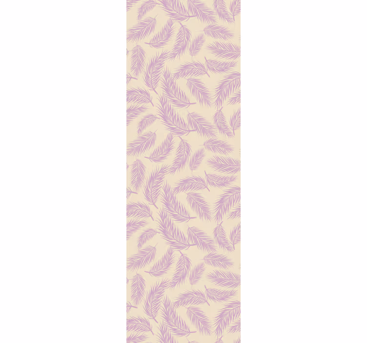 Rullegardin til spisestue i pink og beige tropisk vild - TenStickers