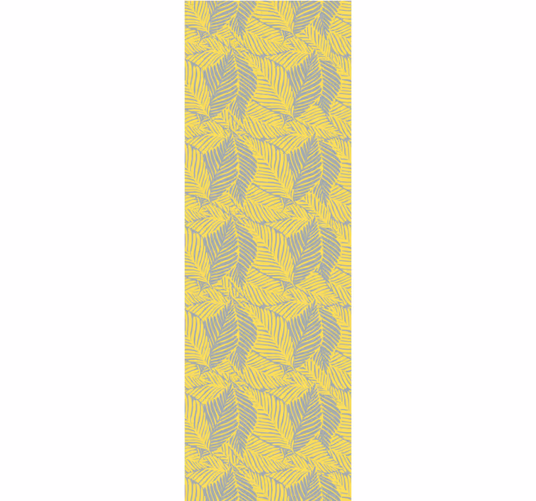 Rullegardin til spisestue pantone tropiske blade - TenStickers