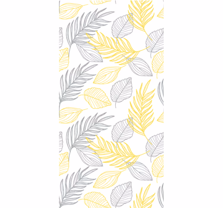 Rullegardin til spisestue pantone blade - TenStickers