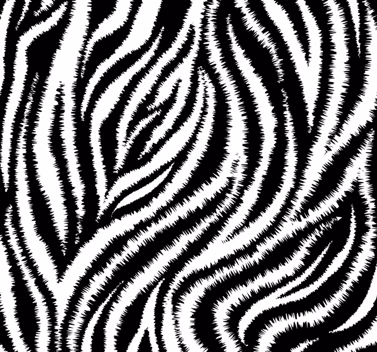 Rullegardin til spisestue klassisk uregelmæssig zebra - TenStickers