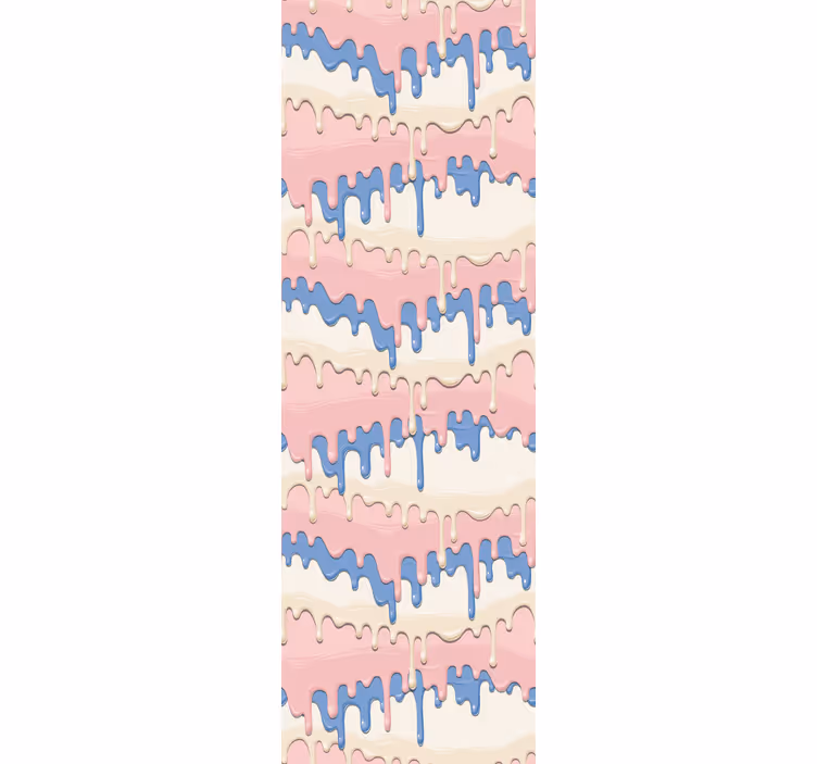 Mørklægningsgardiner børn pastel malerdråber - TenStickers