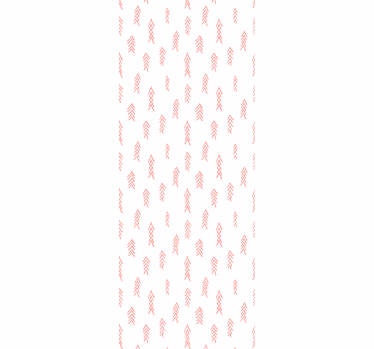 Mørklægningsgardiner børn med pink pile på hvid baggrund - TenStickers
