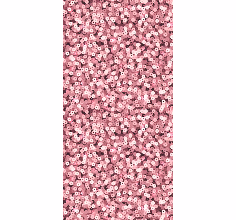 Mørklægningsgardiner børn pink glimmer - TenStickers