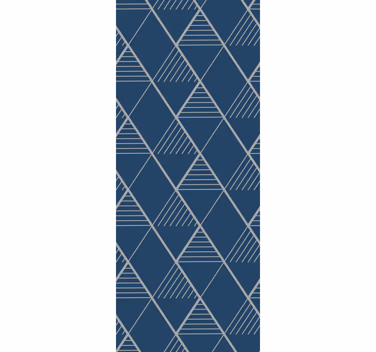 Kontor rullegardin i geometrisk metalplatin - TenStickers