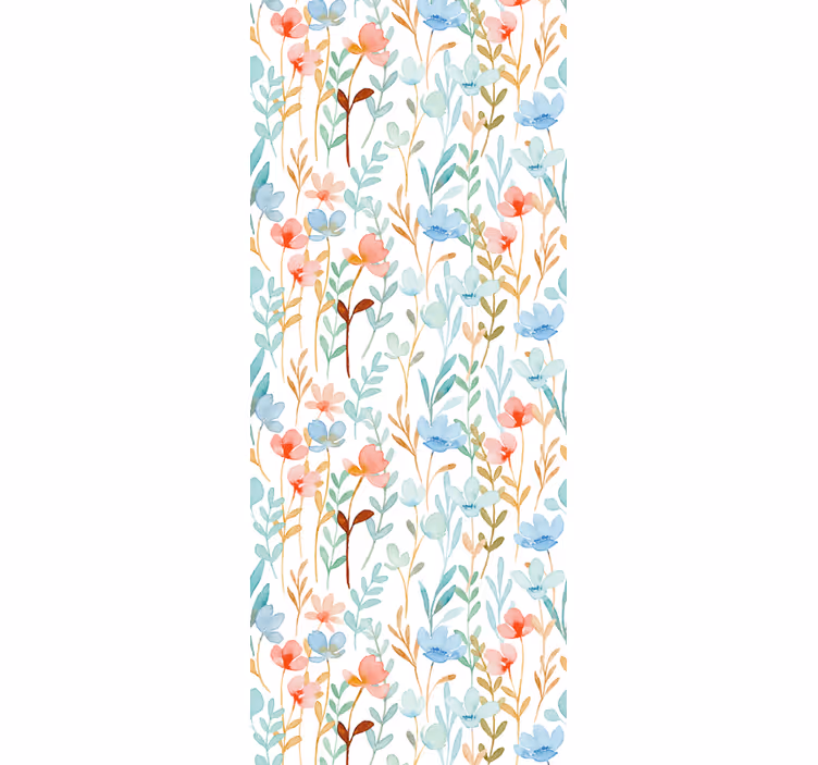 Kontor rullegardin blomsterprint 'hydenyear' - TenStickers