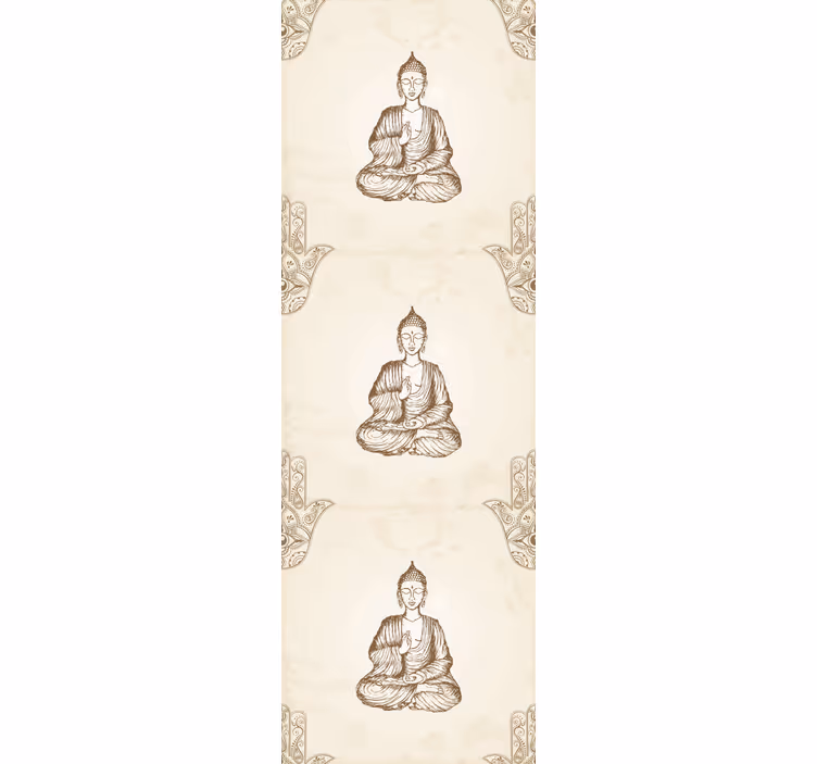 Kontor rullegardin buddha hamsa håndsymbol - TenStickers
