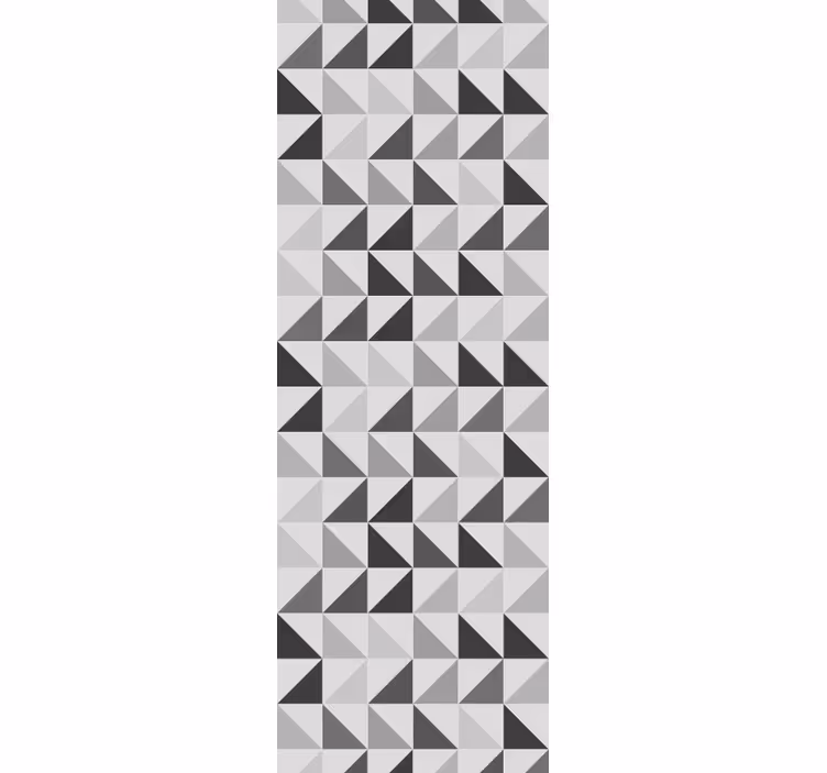 Kontor rullegardin geometriske trekanter - TenStickers