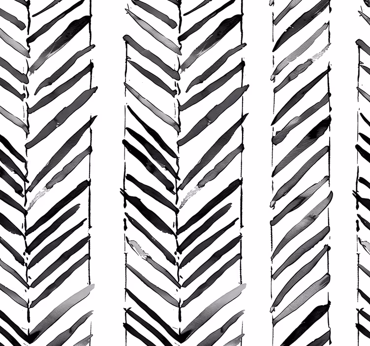 Kontor rullegardin med sort og hvid geometrisk design - TenStickers