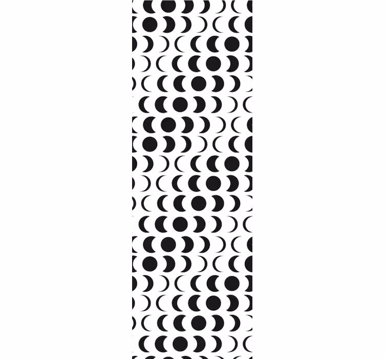 Rullegardin teenager med minimalistisk månemønster - TenStickers