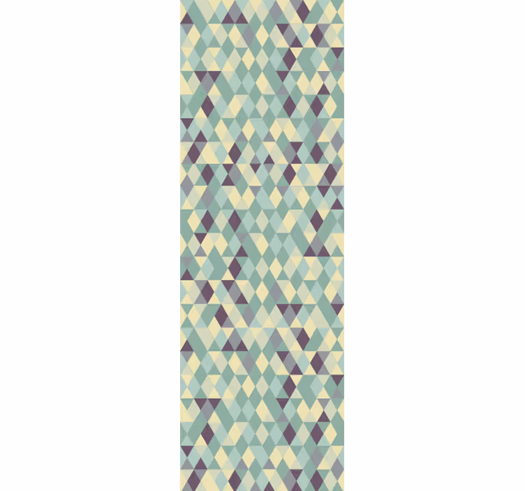 Rullegardin teenager med ombre geometriske former - TenStickers