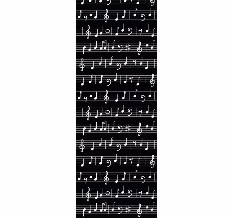Rullegardin teenager musikalsk - TenStickers