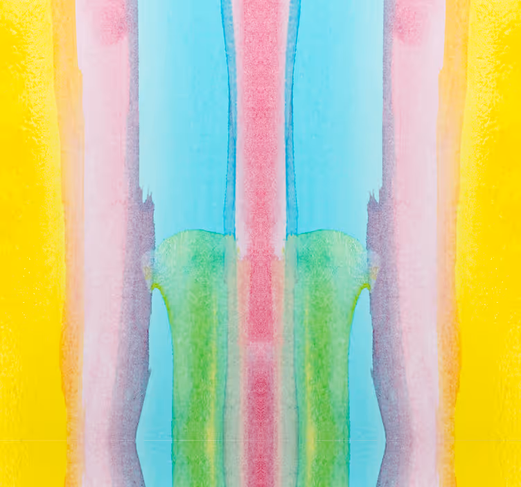 Rullegardin teenager med multicolor baggrund - TenStickers