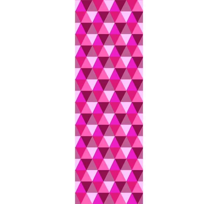 Rullegardin teenager fucsia geometrisk - TenStickers