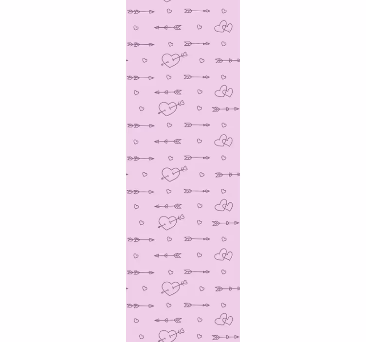 Moderne rullegardiner med hjerte-silhuetter - TenStickers