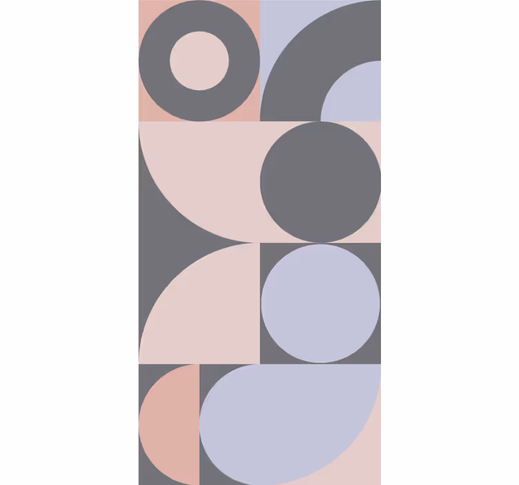 Moderne rullegardiner med geometrisk cirkler mønster - TenStickers