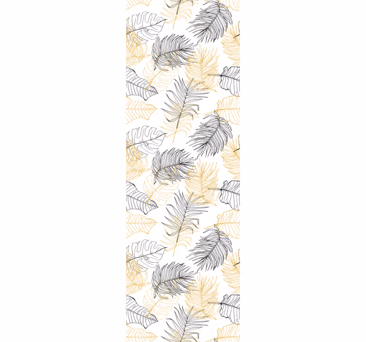 Moderne rullegardiner escapade palm blade - TenStickers