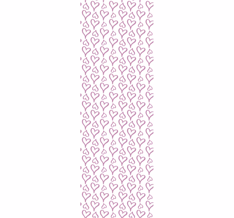 Moderne rullegardiner med pink hjerteikoner - TenStickers
