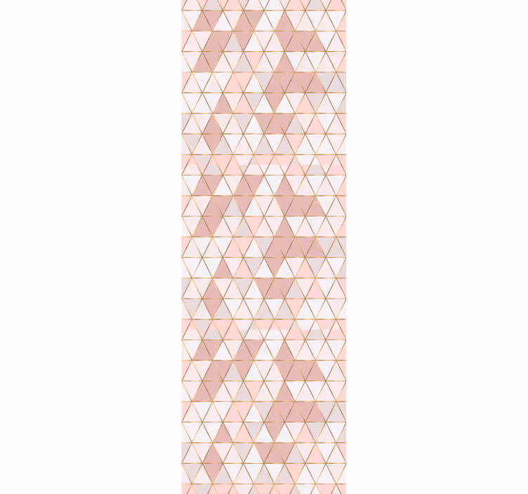 Moderne rullegardiner med gyldne linjer og lyse nuancer - TenStickers