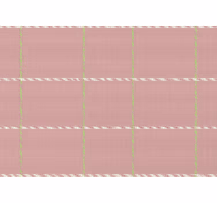 Lyserøde rullegardiner med moderne mønster - TenStickers