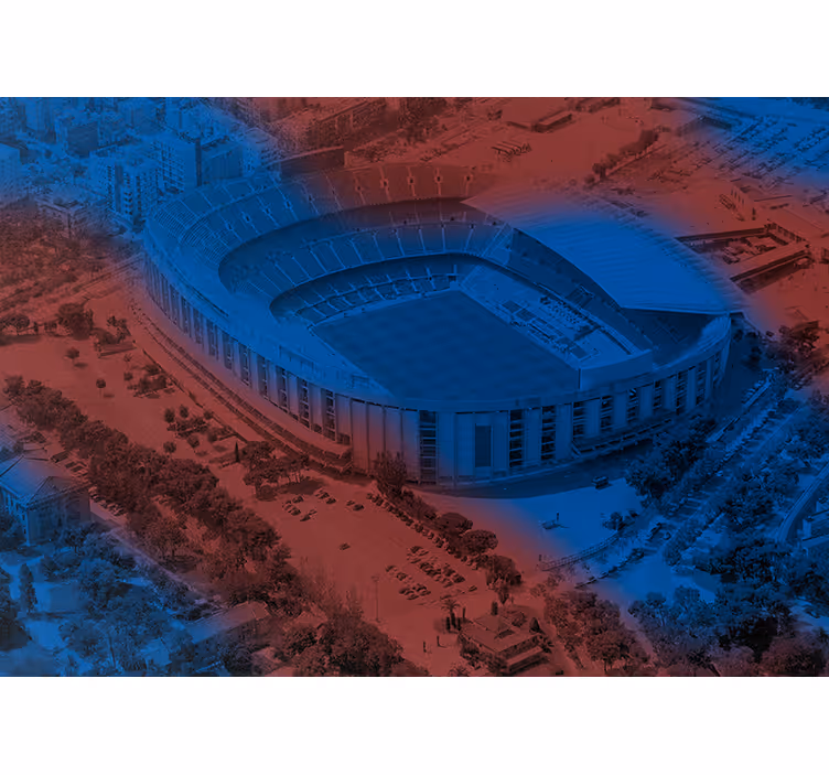 Rullegardin køkken fotomural barcelona camp nou 3d - TenStickers