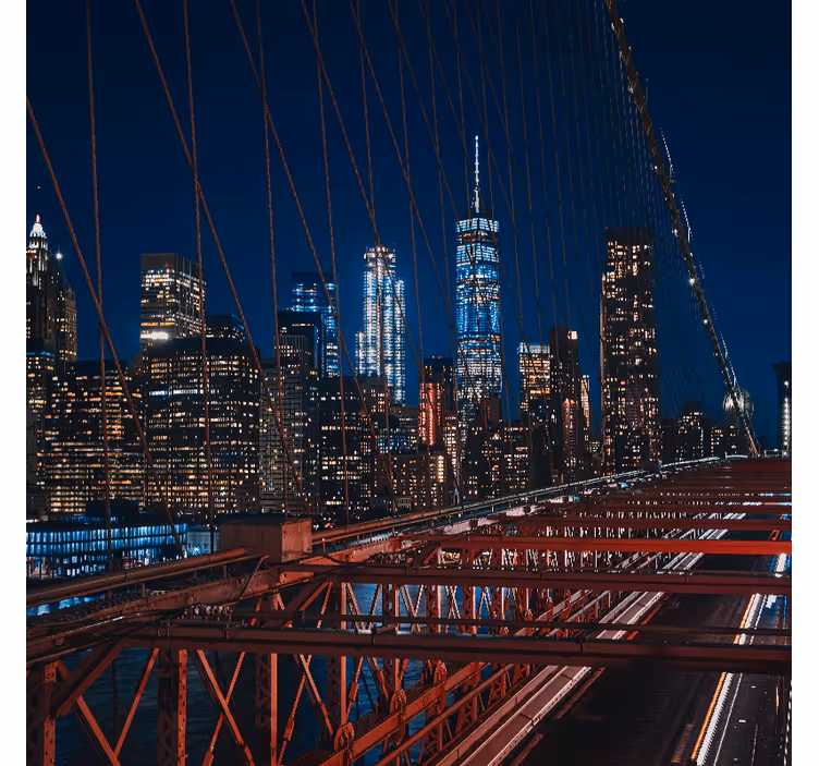 Rullegardiner til stue new york bylandskab - TenStickers