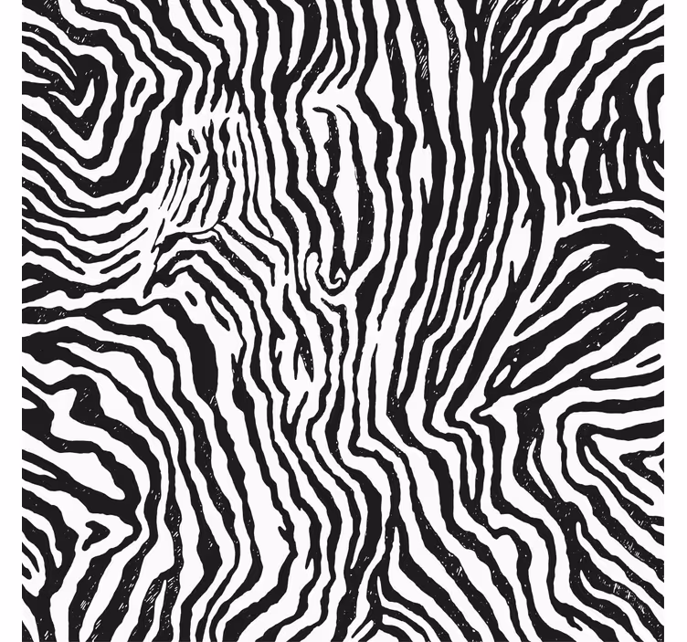 Rullegardiner til stue i zebra tekstur - TenStickers
