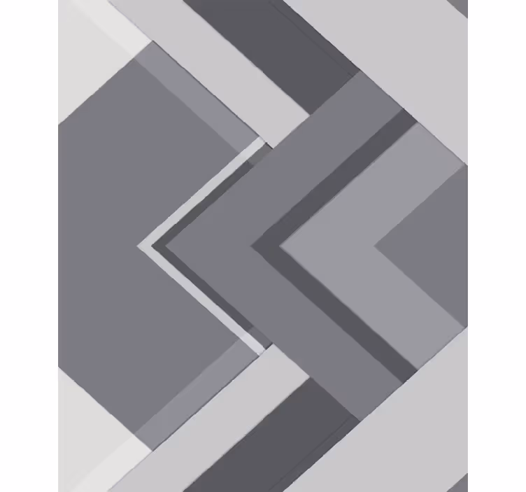 Grå rullegardin geometrisk grå - TenStickers
