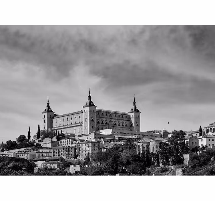 Grå rullegardin alcazar i toledo - TenStickers