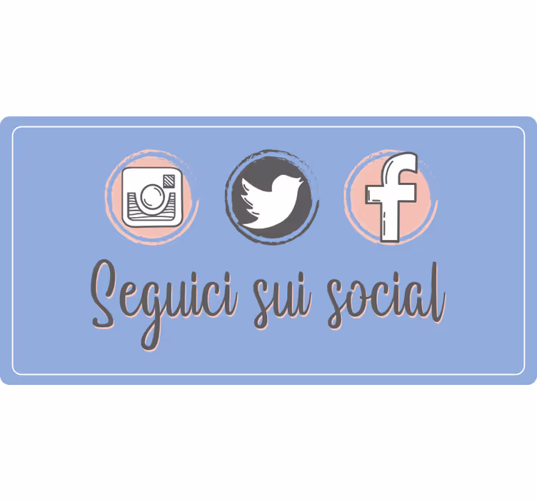 Lilla rullegardin til social medie reklame - TenStickers
