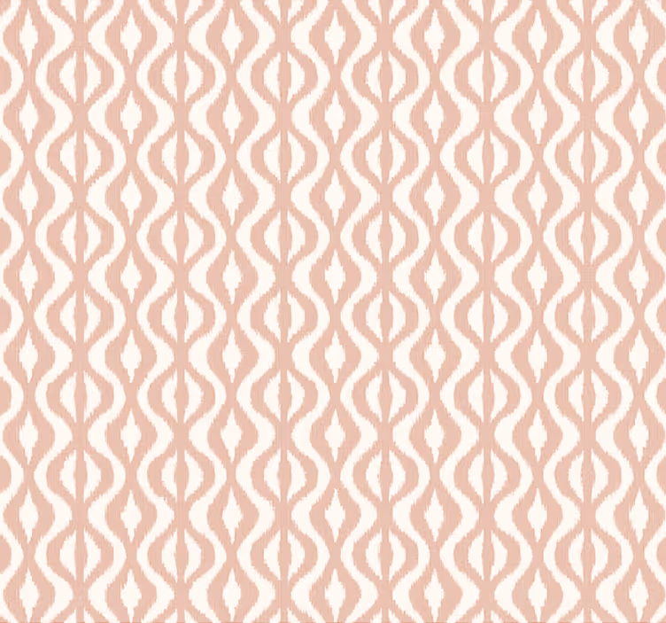 Moderne rullegardiner i støvet rosa ikat geometrisk - TenStickers