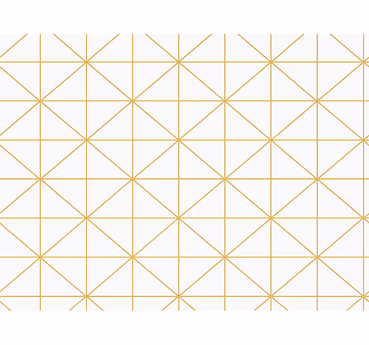 Moderne rullegardiner i guld geometrisk mønster - TenStickers