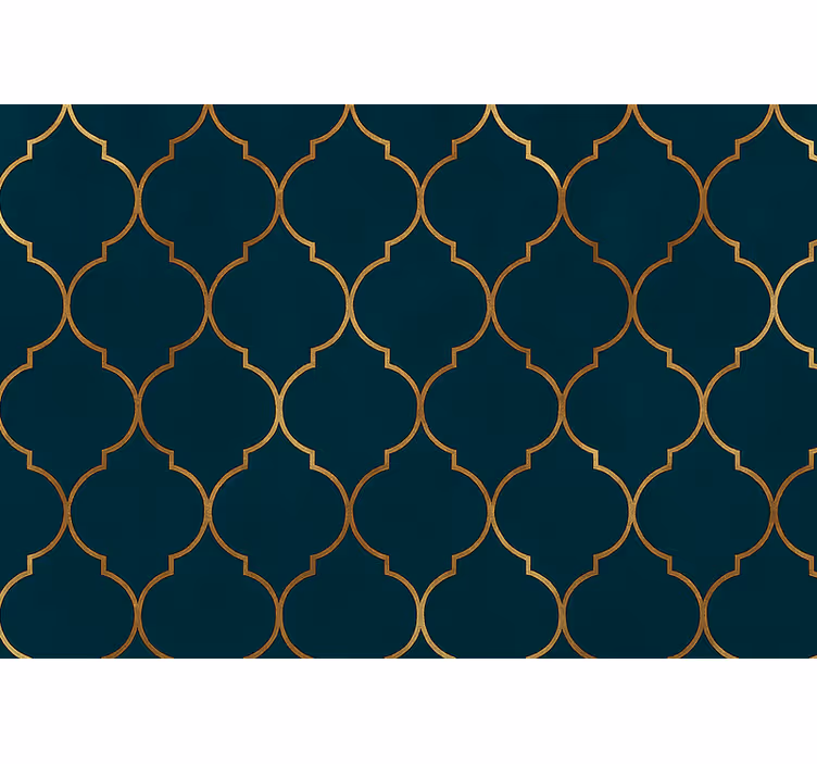 Moderne rullegardiner golden marokkansk - TenStickers