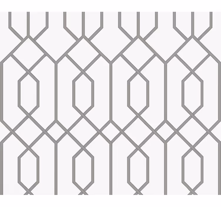 Moderne rullegardiner i grå geometrisk mønster - TenStickers