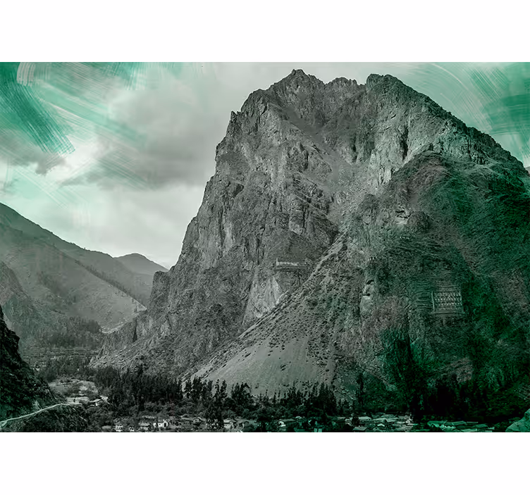 Rullegardiner til stue ollantaytambo - TenStickers