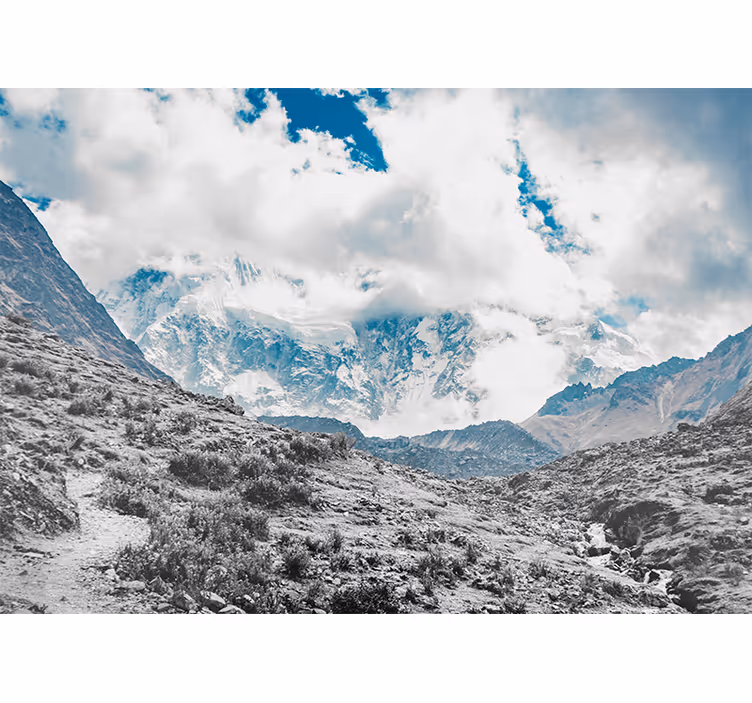 Rullegardiner til stue sneeve salkantay pas - TenStickers
