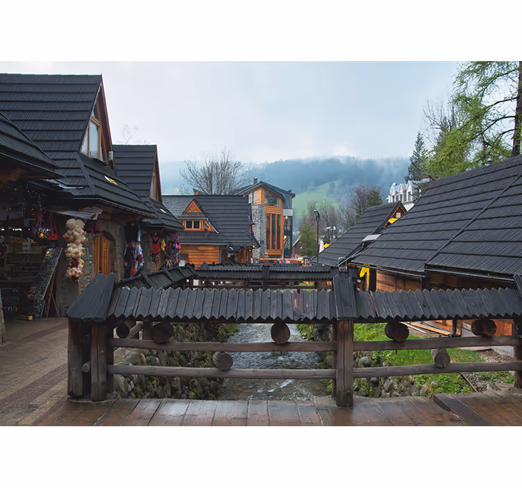 Rullegardiner til stue zakopane gade - TenStickers