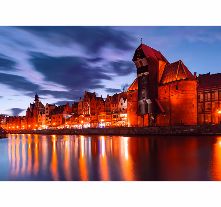 Rullegardiner til stue gdańsk havn - TenStickers