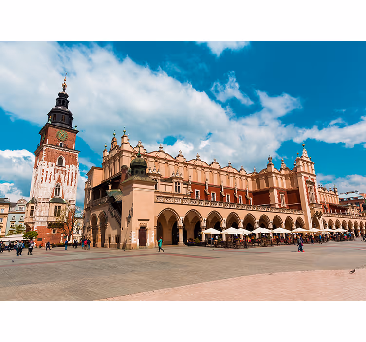 Rullegardiner til stue markedspladsen i krakow - TenStickers