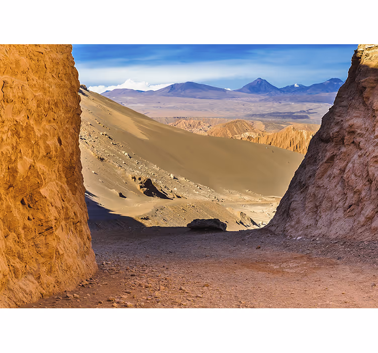 Rullegardiner til stue atacama ørken design - TenStickers