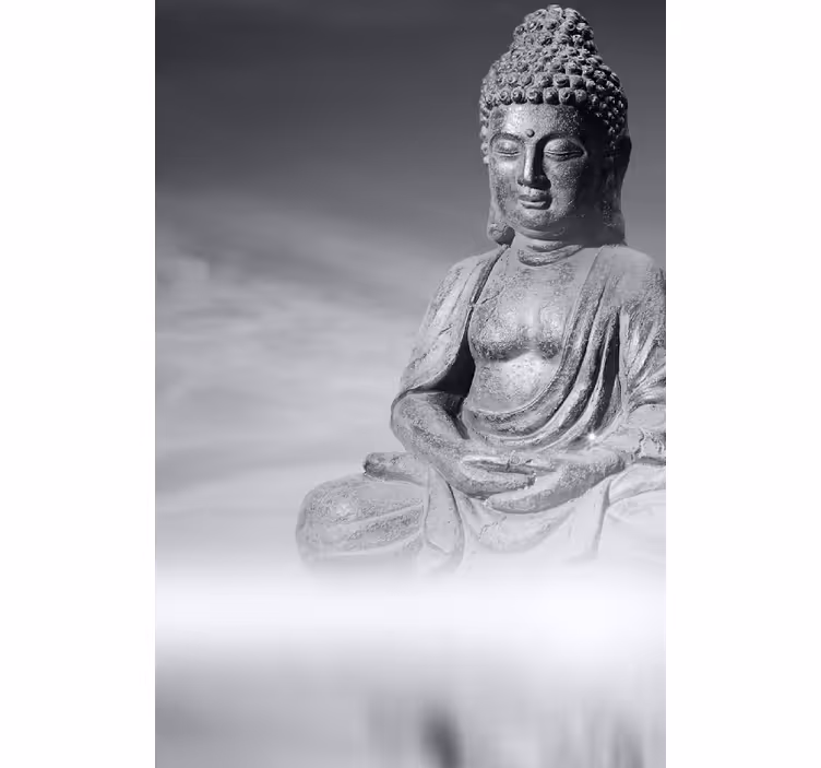 Rullegardiner til stue buddha zen - TenStickers