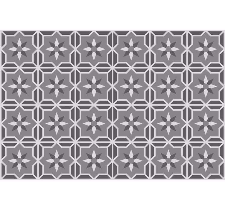 Grå rullegardin geometrisk med blød grå baggrund - TenStickers