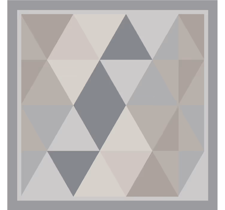 Grå rullegardin med grå pantone trekanter - TenStickers