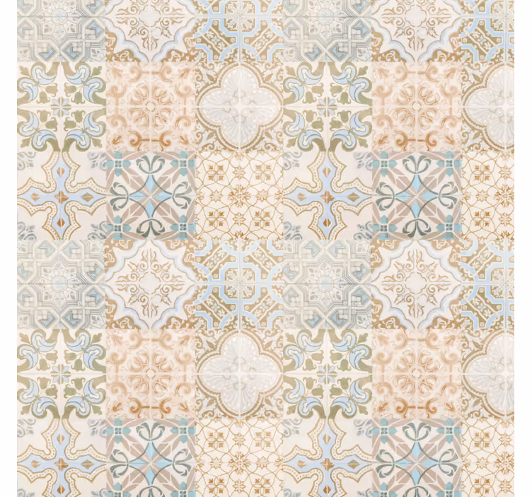 Beige rullegardin i gammel spansk stil - TenStickers