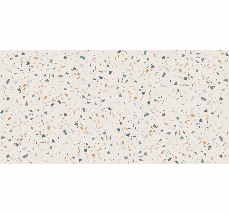 Beige rullegardin med terrazzo mønster - TenStickers