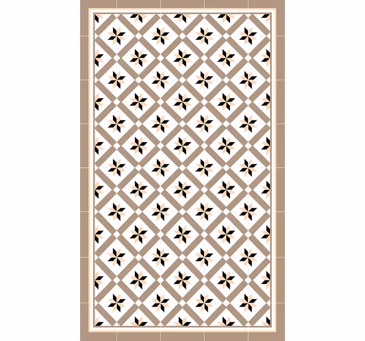 Beige rullegardin i hydraulisk brun - TenStickers